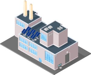 工場屋根・敷地